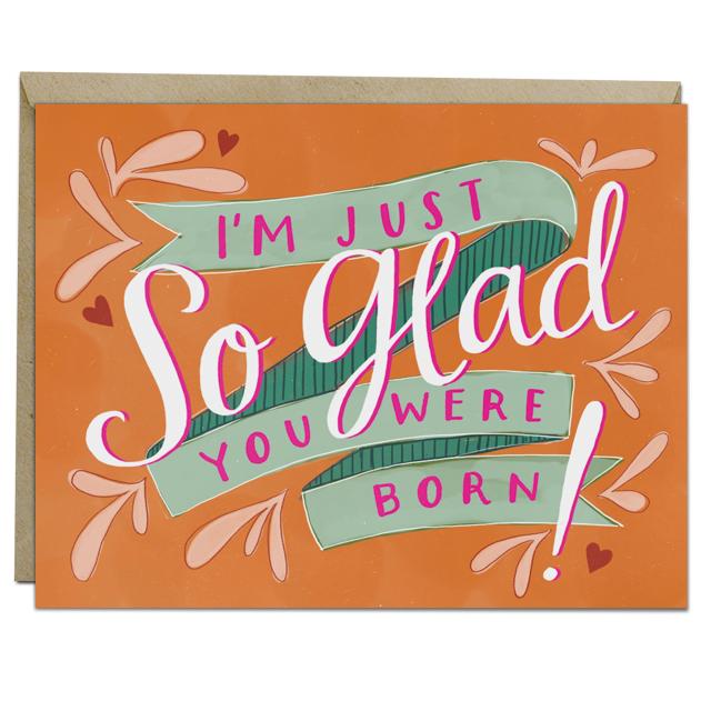 So Glad Birthday Card